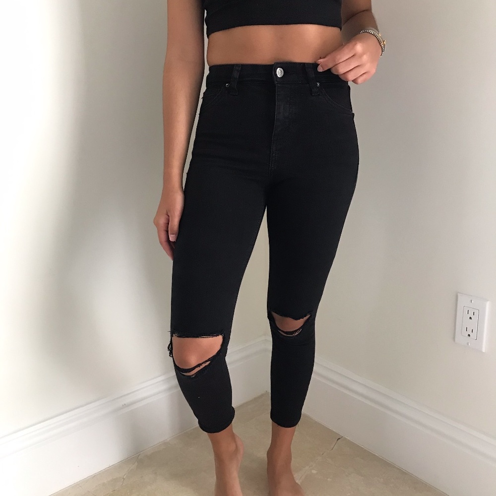 Topshop Black Skinny Jeans